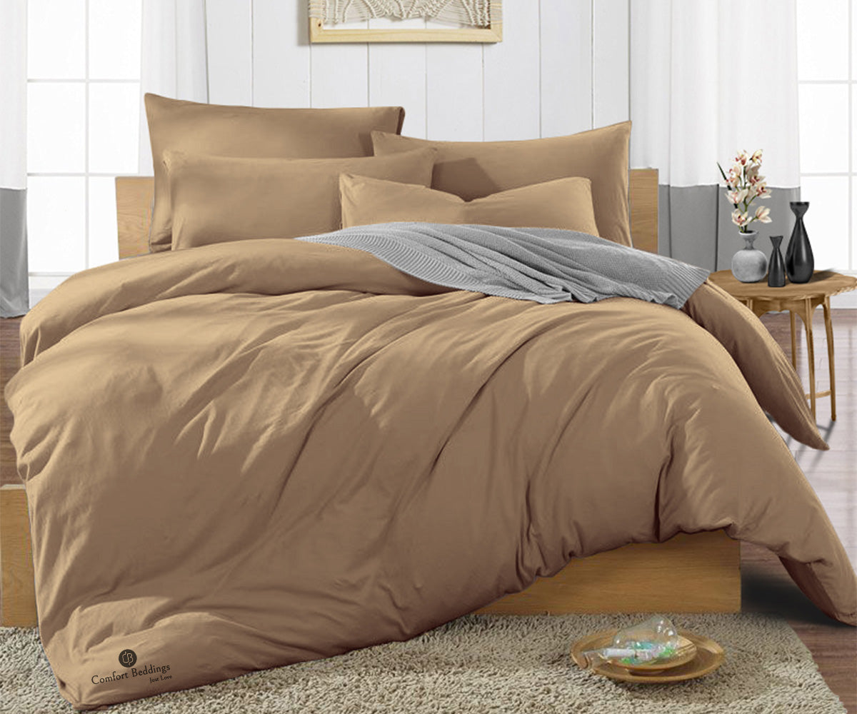 Hudson Duvet Cover Set - Taupe