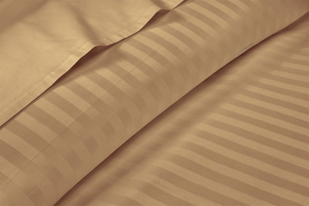 Taupe Stripe Pillowcase