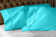 Turquoise Blue Stripe Pillowcases
