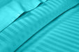 Turquoise Blue Stripe Flat Sheet Only