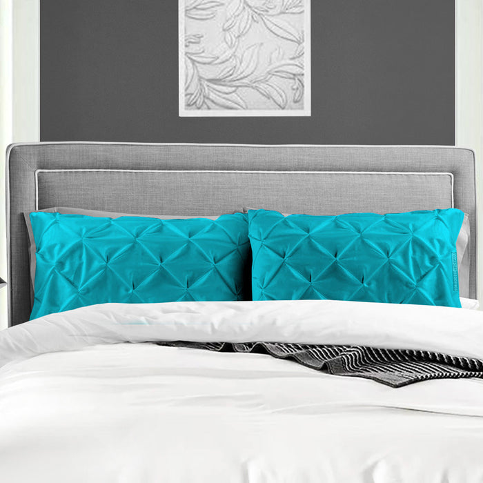 Turquoise Pinch Pillowcases
