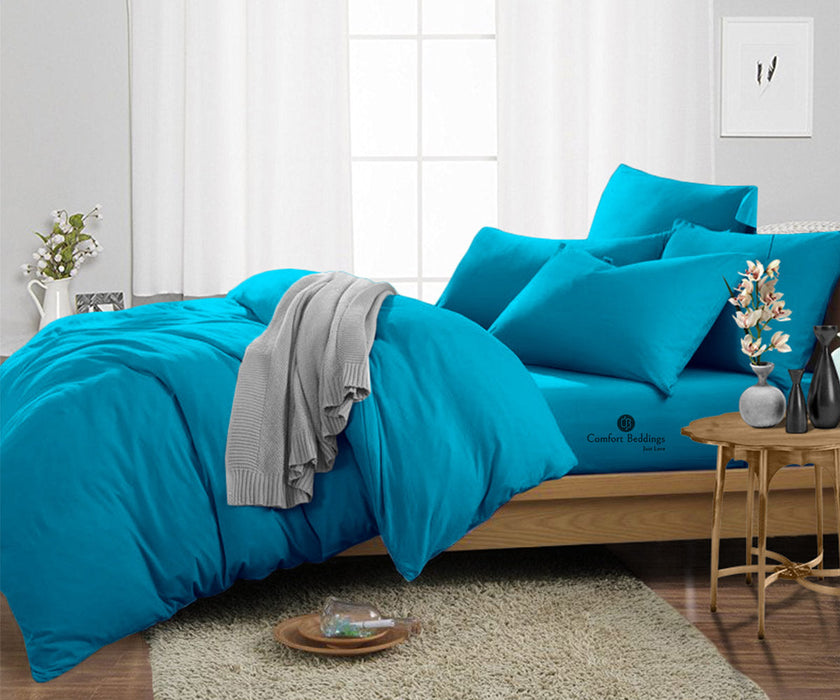 Turquoise Blue Duvet Cover