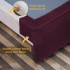 Luxury Wine Magic Bed Skirt