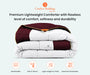 Wine Dual Tone Comforter