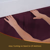 Luxury Wine Magic Bed Skirt