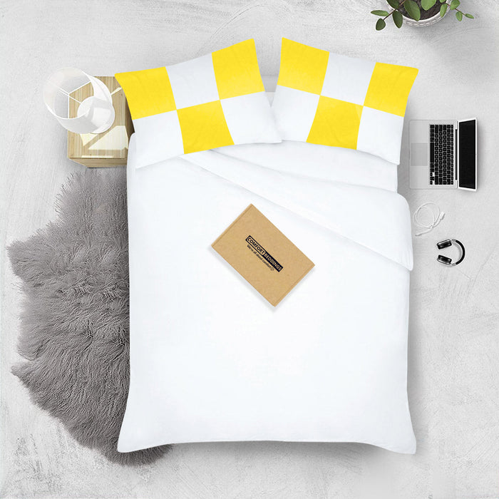 Most Selling Yellow - white chex pillowcases