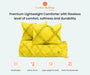 Yellow Diamond Ruffle Comforter