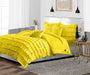 Yellow Ruffle Duvet Cover