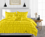 Yellow Ruffle Duvet Cover