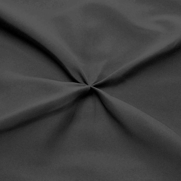 LUXURY DARK GREY PINCH PILLOW CASES