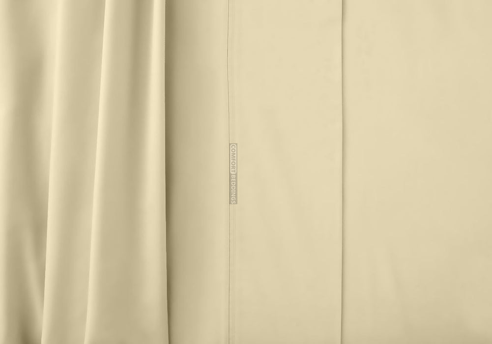 Luxury 1200 Thread Count Ivory RV Sheets Set 100% Egyptian Cotton