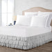 Light Grey Multi Ruffle Bed Skirts