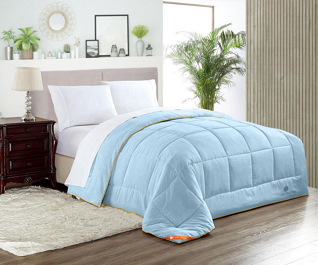 Buy Comfy Light Blue Comforter Set 20% Off — comfortbeddings-usa
