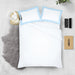 Light Blue with White Two-Tone Pillowcases