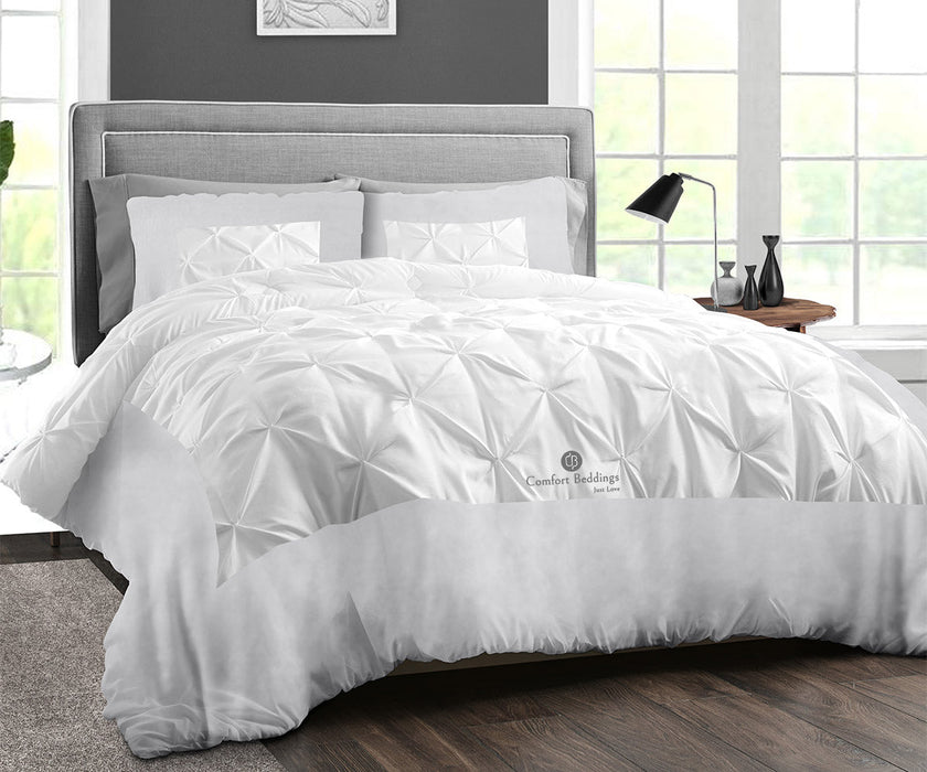 Light Grey Dual Tone Half Pinch Duvet Cover