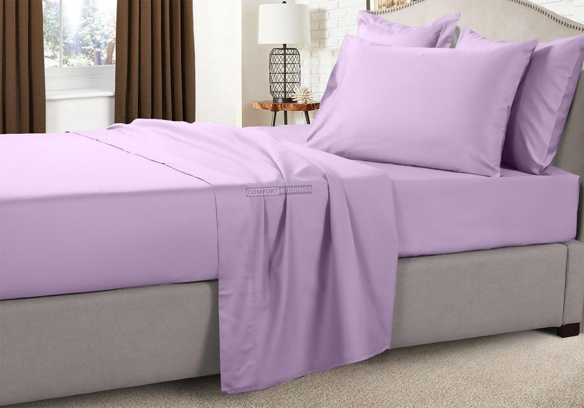 RESTURA Family King Sheets Set Piece Bed Sheet Egyptian Cotton