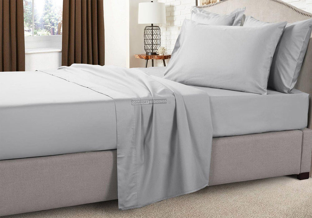 Luxury 1200 Thread Count Light Grey RV Sheet Set