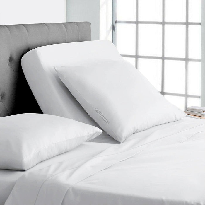 White Split Head Sheets Set