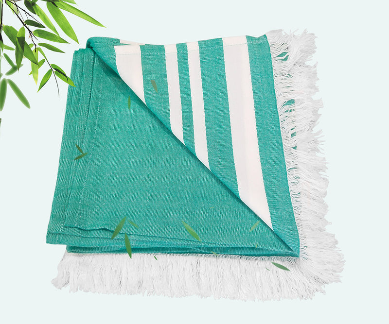 Aqua Green Bamboo Towels