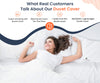 Luxury Sage with White Contrast Color Bar Duvet Cover Set