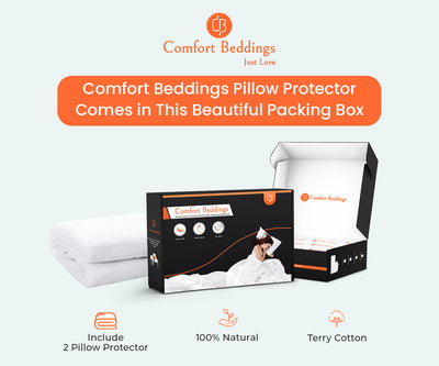 Luxury White Waterproof Pillow Protector