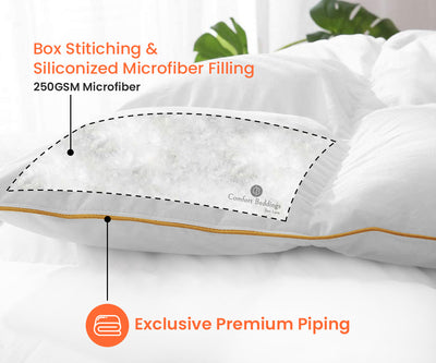 Luxury Sage Pinch Comforter 250 GSM