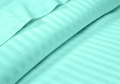 Aqua Blue Stripe RV Sheets
