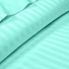 Aqua Blue Stripe Fitted Sheets