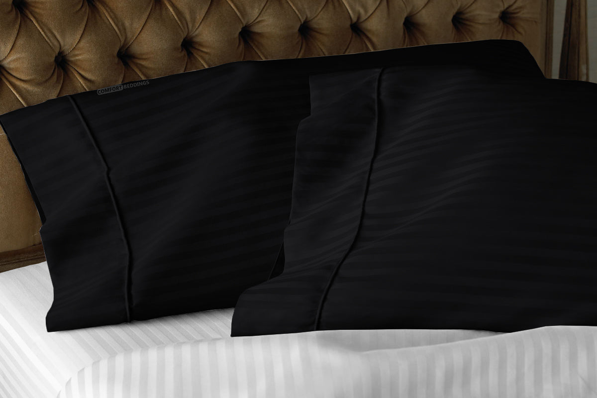 Black Stripe Pillowcases