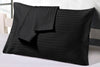 Black Stripe Pillowcase Set