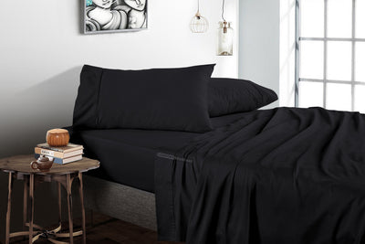 Black Flat Sheets