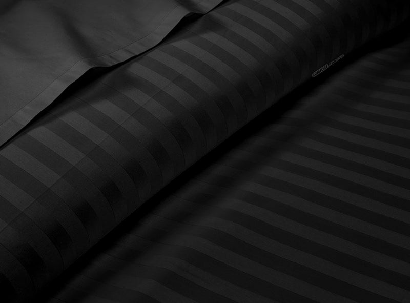 Black Stripe Bedding in a Bag