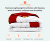 Blood Red Dual Tone Comforter