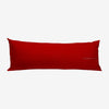 Blood Red 20x72 Body Pillowcases