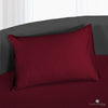 Maroon Round Bed Mattress protector