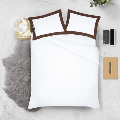 Chocolate with White Two Tone Pillowcases