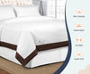 Chocolate Two Tone Duvet Cover