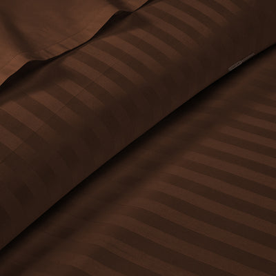 Chocolate Stripe Duvet Covers