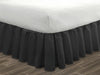 Dark Gray Ruffle Bed Skirt