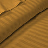 Dark Golden Stripe Fitted Sheets