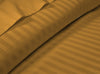 Dark Golden Striped Bedding set
