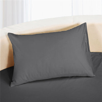 Dark Grey Round Bed Sheet