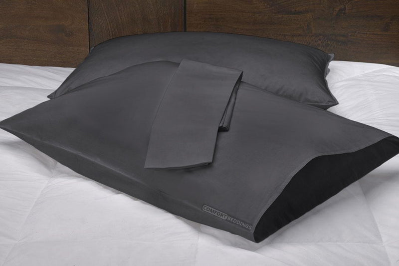 Dark grey pillowcases