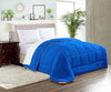 Royal blue comforter