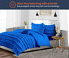 Royal Blue Ruffle Comforter