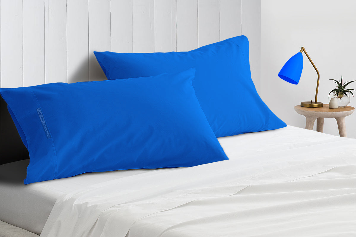 Royal Blue Pillowcases 