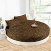 Leopard Print Round Bed Sheets