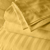 Gold stripe body pillow covers