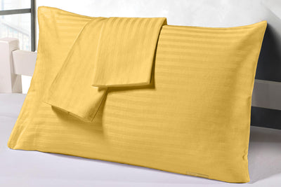Golden Stripe Pillowcase