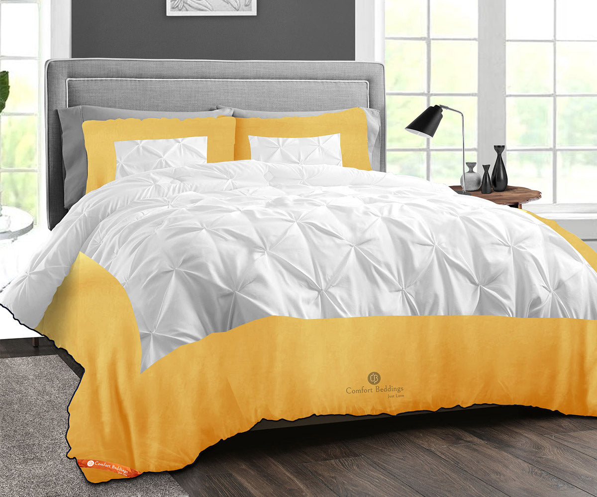 Luxury Golden Half Pinch Comforter Set